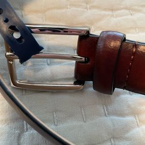 NWT Mens Cognac Belt M (34/36)